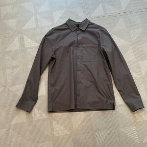 Lululemon Commission Long Sleeve Dress Shirt (Gray) Size Large